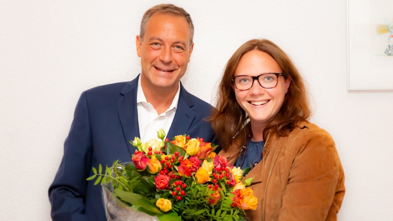 Dirk Pohlscheidt mit Katharina Gebauer